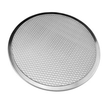 Non-Stick Pizza Pan Round Steel Aluminum 12 Inch