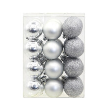 Christmas Ball Ornaments 24pcs Red Green Gold