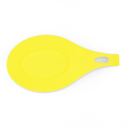 Silicone spoon pad with storage rack for kitchen