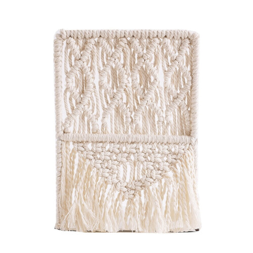 Bookends rural decorative cotton rope book holder