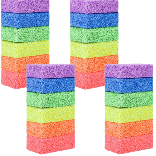 Foam Clay Beads Kit - Bright Colors, 24 pcs