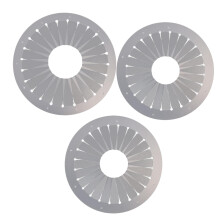 Badge Button Maker Template for DIY Ribbon Flowers 3 pcs