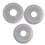 Badge Button Maker Template for DIY Ribbon Flowers 3 pcs 1