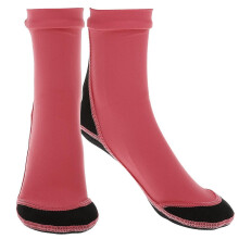 1.5mm Diving Socks Swimming Snorkeling Shoes Neoprene Surfing Boots L Red