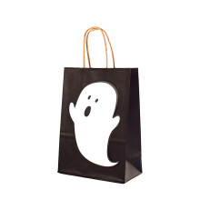 Sacchetti di carta con manici per Halloween, 10 pezzi