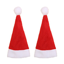 Mini Christmas Santa Hats Red 1.57 x 2.75 Inch