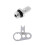 Scuba Diving BCD Power Inflator Tool K Type Valve Removal Installer & Nipple 1