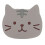 Cat-Shaped Silicone Coaster Holder 10 x 9 cm 1