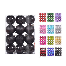 CHGBMOK Christmas ball black 6 cm 24 pcs