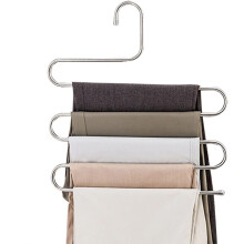 Cintre Ă pantalons Ă 5 niveaux en acier inoxydable