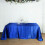 Toalha de mesa retangular de cetim azul royal 90x156 polegadas 1