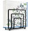 Sort metalservietholder, moderne vertikalt design, 60 dele 1