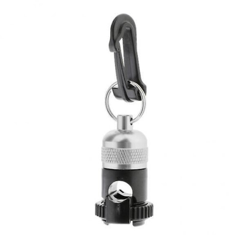 2xScuba Diving Regulator Hose Holder Octopus Retainer Keeper with Clip Silver