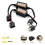 2 Stück H4 LED CANbus Decoder 9 bis 16 V Plug and Play gegen Flackern für LED Scheinwerfer mit Widerstand 1