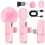 Wireless Lavalier Microphone with Noise Cancellation, Plug and Play, Pink Compatible with iPhone and Android Devices 1