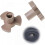 2 Pcs Microwave Turntable Coupler Shaft Plate Bracket Replacement Parts for Microwave Turntable Roller Guide Accessory 1