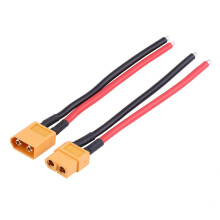 2 stuks XT60 female male connector adapter met 14AWG siliconen kabel, geschikt voor RC accessoires, duurzaam en flexibel