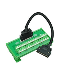 SCSI 50 Pin to CN1 Terminal Board Cable 2 m for ASDA2 AB Series Servo Driver, Secure Industrial Connection, Durable Black Wire