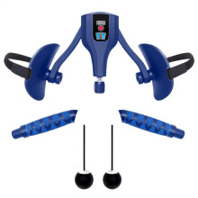 Pelvic Floor Trainer with Adjustable Resistance, Hip Exercise Device for Muscle Strengthening, Blue
