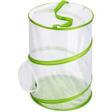 Large Collapsible Butterfly Habitat with Breathable Mesh, Pop-Up Insect Cage Terrarium, 12 x 20 Inch, Portable Indoor Use