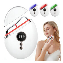 Masajeador facial Gua Sha vibratorio con calor, 5 velocidades, relajación y rejuvenecimiento de la piel