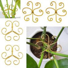 Pack de 4 soportes para plantas de interior, para monstera, alocasia, tomates, celosías e hortensias, diseño duradero