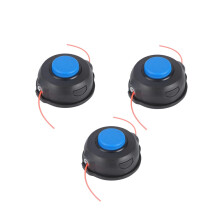 3 Pcs T25 Trimmer Automatic Head Replacement Parts Compatible with Husqvarna Lawn Mower, Durable Nylon Line Head for Garden Trimming