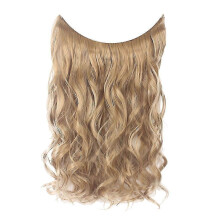 Fashion dikke clip-in hairextensions, steil en krullend, volledige hoofdhaarstuk met clips en natuurlijk volume