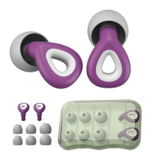 Tapones para dormir y nadar, reducción de ruido, impermeables, reutilizables, cómodos y suaves para uso prolongado