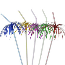 100 stuks gekleurde drinkrietjes feestrietjes decoratieve rietjes voor warme en koude dranken geschikt voor feestjes en dagelijks gebruik