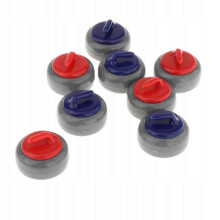 Jeu de curling de table 2026, 8 palets, jeu de fête type shuffleboard, compact pour intérieur, amusant pour toute la famille