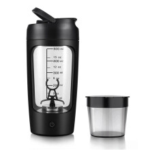 Elektrische Protein Shaker Flasche, wiederaufladbarer Mixerbecher für Sport und Eiweißgetränke, tragbarer Shaker für unterwegs