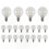 20-Pack E12 Base G40 LED Globe Bulbs, Shatterproof Replacement Lights for Solar String Decorative Lighting, Warm White 1