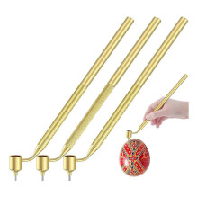 Lot de 3 stylos à cire chaude pour dessin Pysanka pour arts décoratifs, créatifs et travaux de décoration artisanale
