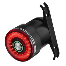 Brake Induction Bicycle Tail Light with Seatpost Mount, Waterproof USB Rechargeable Rear Light for Safe Night Cycling