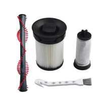 Filterkartusche und Rollenbürste, Ersatzteil für Staubsauger, waschbar, passend für TriFlex HX1, langlebig und einfach zu wechseln