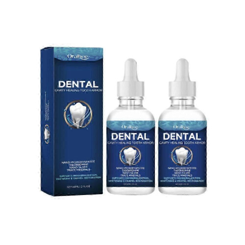 (2pcs) Suitable for Dentite Cavity Tooth Armor, 1-3x 60ml Tooth Care Solution-jc