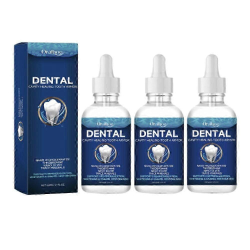 (3pcs) Suitable for Dentite Cavity Tooth Armor, 1-3x 60ml Tooth Care Solution-jc