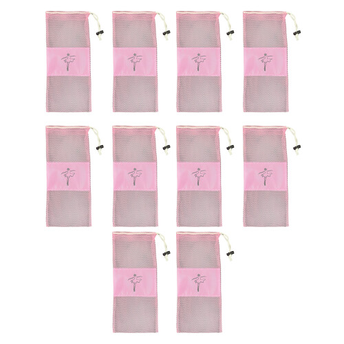 5/10pcs Drawstring Mesh Bag Shoe Protector Bag For Dance-10PCS
