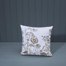 Handmade Washable Cotton Embroidered Cushion with Filling