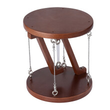 Handmade Wooden Anti-Gravity Floating Model Table Decor with Balanced Tension Structure for Home Office Display