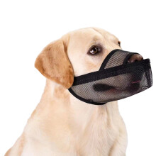 Ademend zachte muilkorf van luchtgaas tegen bijten en blaffen, comfortabel en verstelbaar voor honden tijdens wandelingen en training