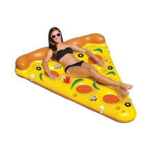 Inflatable Pizza Slice Shaped Floating Mat Swimming Ring, Large 170 x 140 cm Pool Float for Summer Relaxation