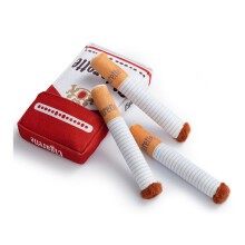Interactive Giggles Stick Dog Toy, Cigarette Dog Toy, Squeaky Cigar Toy for Dogs, Durable Chew Play Toy
