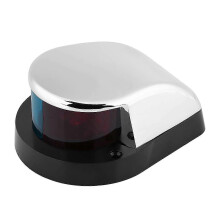 12V Marine Boat Yacht Bi-Color LED Navigation Light for Bow, Durable Waterproof Signal Lamp for Night Sailing