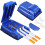 Blue Cigarette Rolling Machine, Manual Tobacco Cigarette Maker, Three-Barrel Cigarette Roller for Smooth Rolling 1