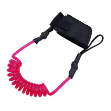 (Rose Red) Paddle Safety Rod Elastic Leash Boats Raft Stretch Rope Blue