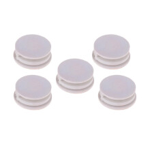 5 Pieces Surfing Surfboard Leash Cup Repair Plug Stainless Steel Bar (White)