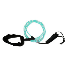 (7mm 6ft, Light Blue) 7mm 6ft Surfboard Leash Leg Rope Double Stainless Steel Swivels Yellow