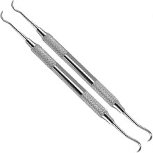 Double-Ended Tartar Removal Tool by 2X Professional - Pack of 2 for Efficient Dental Cleaning